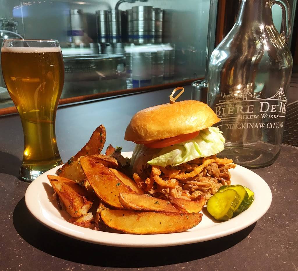 Bière de Mac Brew Works | restaurant | 14277 Mackinaw Hwy, Mackinaw City, MI 49701, USA | 2314277007 OR +1 231-427-7007