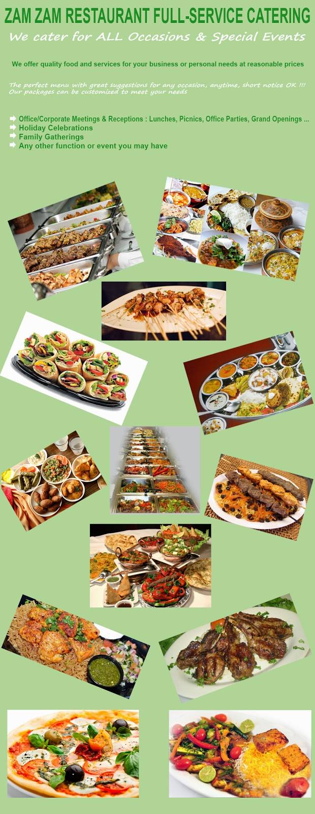 Zam Zam Carry Out Restaurant | restaurant | 9017 Gaither Rd, Gaithersburg, MD 20877, USA | 2407802408 OR +1 240-780-2408
