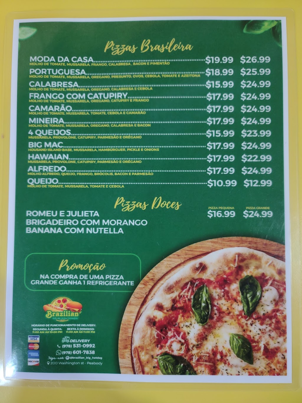 Brazilian Hotdog pizza & Burger | restaurant | 200 Washington St, Peabody, MA 01960, USA | 9785310992 OR +1 978-531-0992