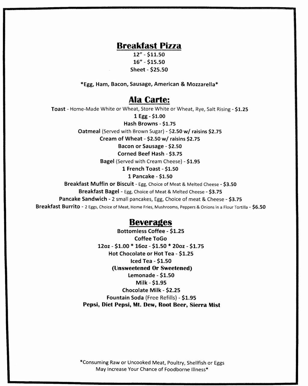 The Downeys | restaurant | 451 Northern Potter Rd, Ulysses, PA 16948, USA | 8148487484 OR +1 814-848-7484