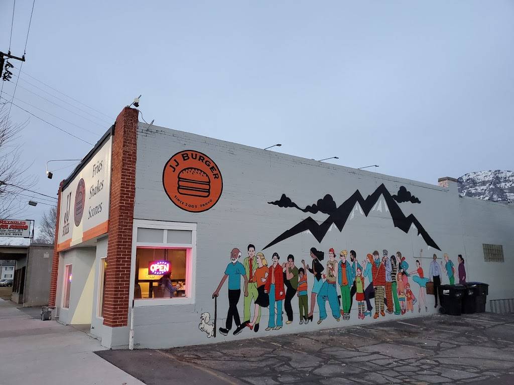 JJ Burger | restaurant | 40 N 400 W, Provo, UT 84601, USA | 8016910580 OR +1 801-691-0580