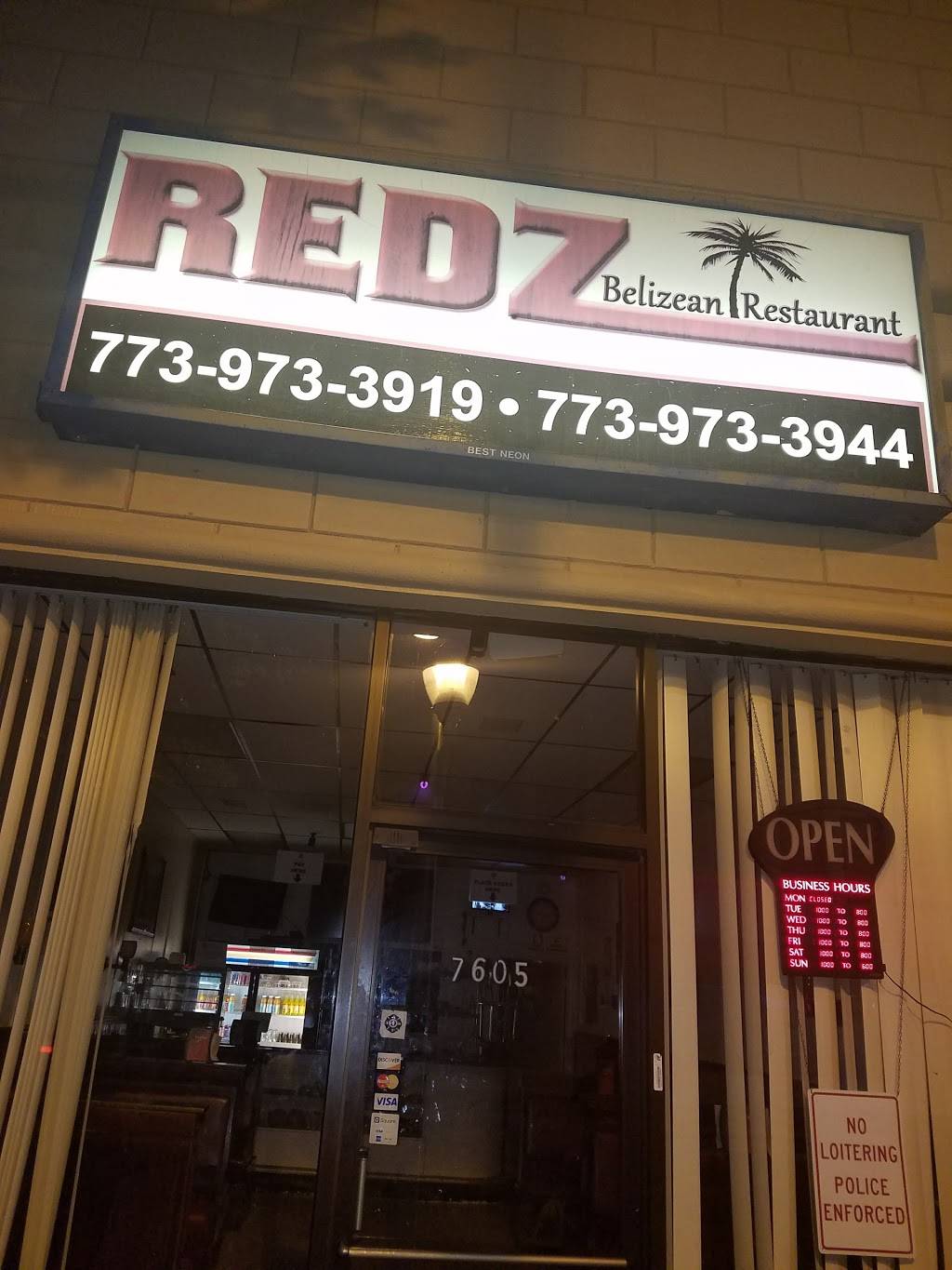 Redz Belizean Restaurant | restaurant | 7605 N Paulina St, Chicago, IL 60626, USA | 7739733919 OR +1 773-973-3919