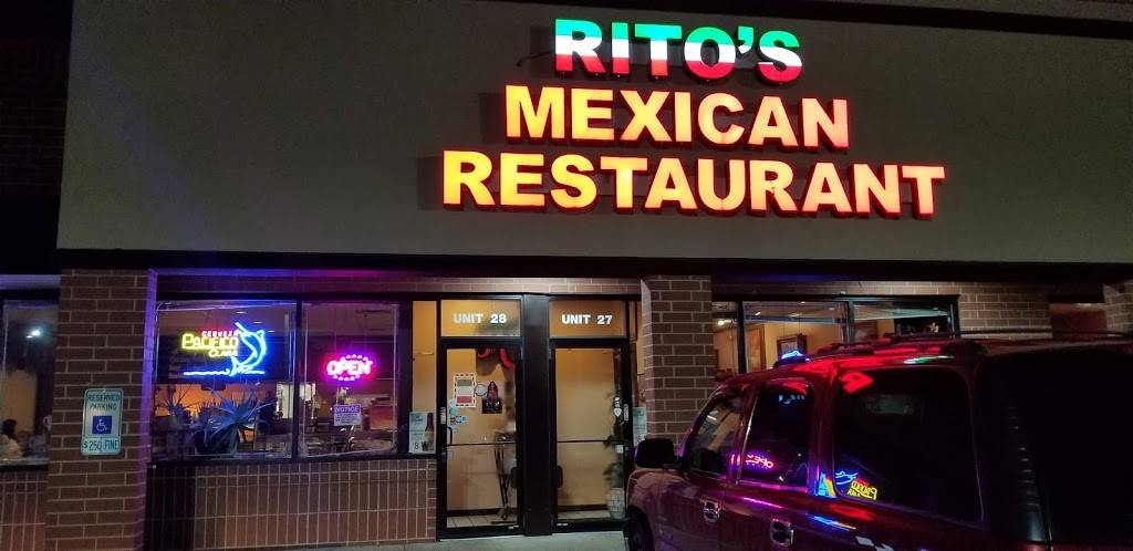 Ritos Mexican Restaurant | restaurant | 3450 Montgomery Rd #27-28, Aurora, IL 60504, USA | 6302363539 OR +1 630-236-3539