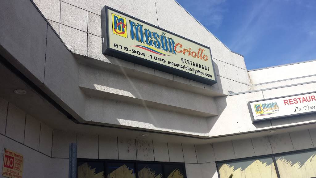 Meson Criollo Restaurant | restaurant | 15713 Vanowen St, Van Nuys, CA 91406, USA | 8189041099 OR +1 818-904-1099