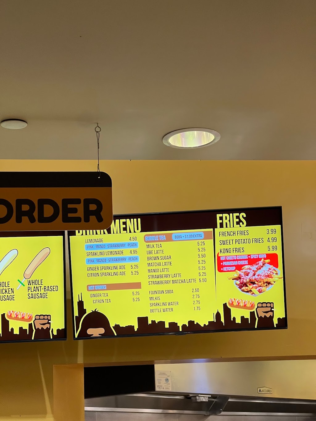 Kong Dog | restaurant | 5220 Fashion Outlets Way, Rosemont, IL 60018, USA | 2245349099 OR +1 224-534-9099