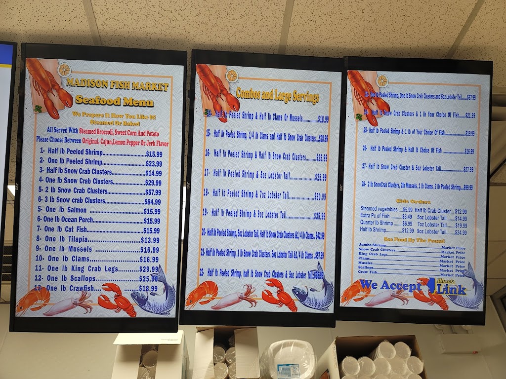 Madison Foods And Fish Market | restaurant | 3407 W Madison St, Chicago, IL 60624, USA | 7735654536 OR +1 773-565-4536