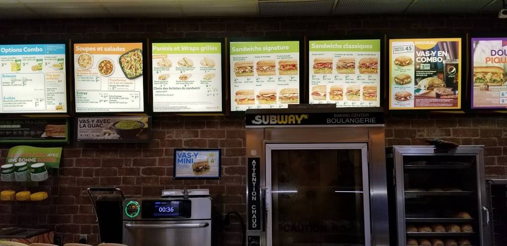 Subway | restaurant | 455 Boulevard Gréber, Gatineau, QC J8T 5T7, Canada | 8195689700 OR +1 819-568-9700