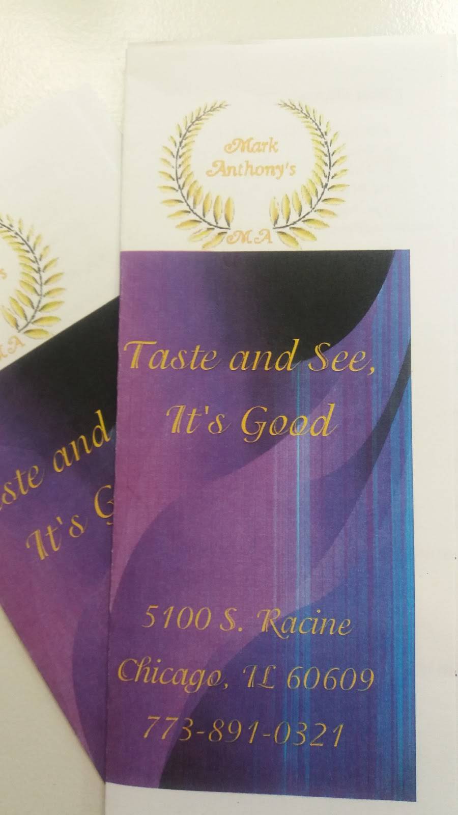 Mark Anthonys | restaurant | 5100 S Racine Ave, Chicago, IL 60609, USA | 7738910321 OR +1 773-891-0321