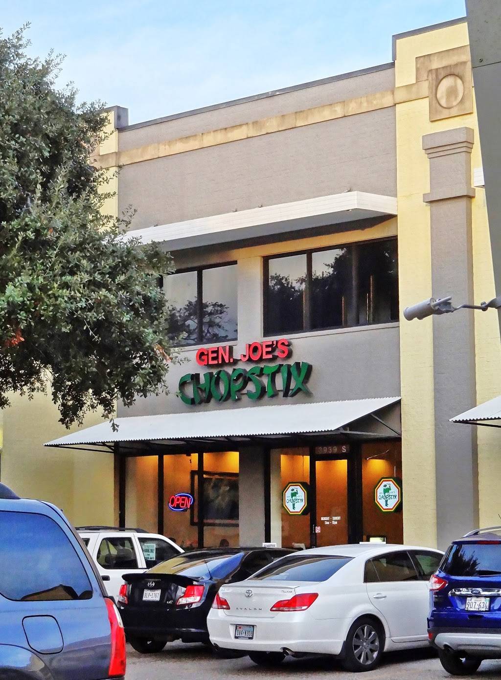 General Joes Chopstix | restaurant | 3939 Montrose Blvd, Houston, TX 77006, USA | 7135219393 OR +1 713-521-9393