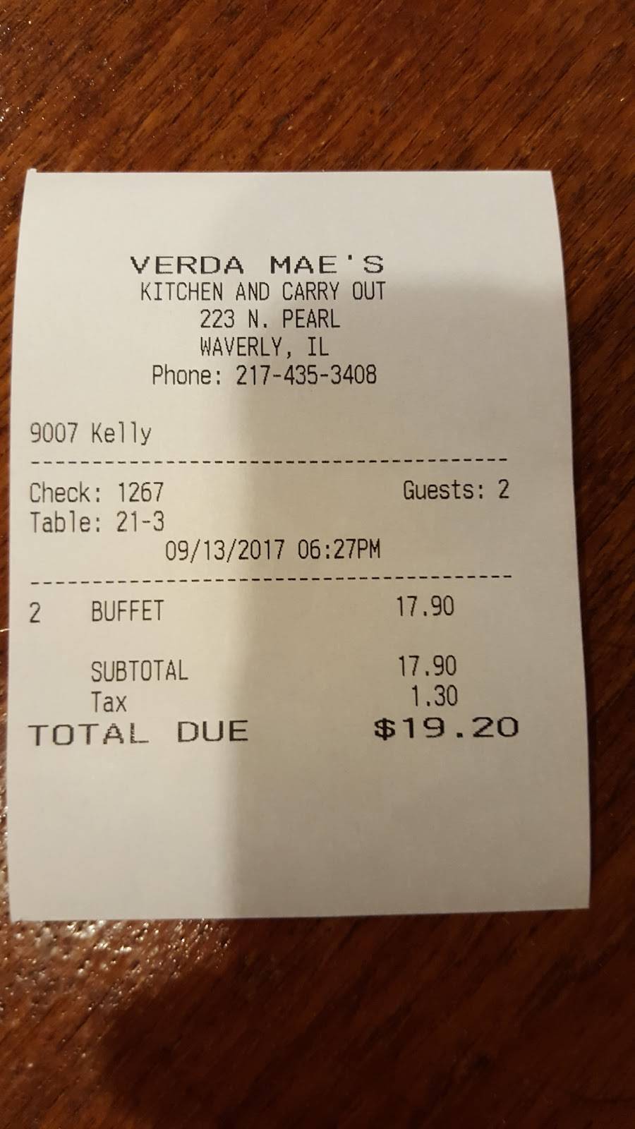 Verda Maes | restaurant | 223 N Pearl St, Waverly, IL 62692, USA | 2174353408 OR +1 217-435-3408