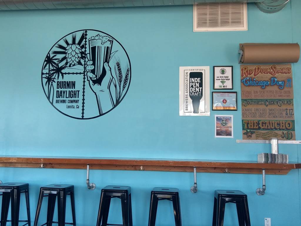 Burnin Daylight Brewing Company | restaurant | 24516 Narbonne Ave Suite #100, Lomita, CA 90717, USA | 4242632117 OR +1 424-263-2117