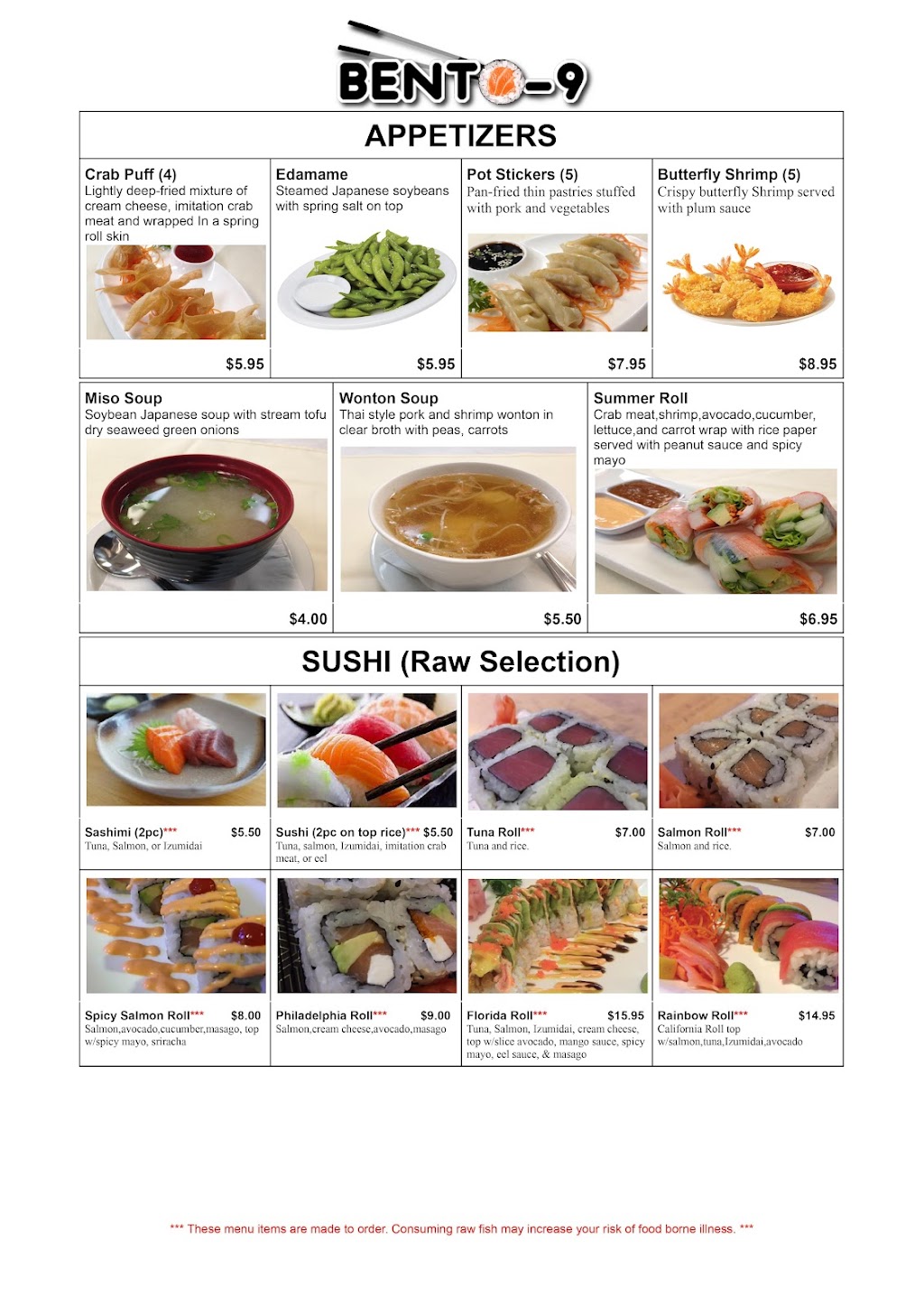 Bento-9 | restaurant | 223 Main St, Milford, OH 45150, USA | 5134444118 OR +1 513-444-4118