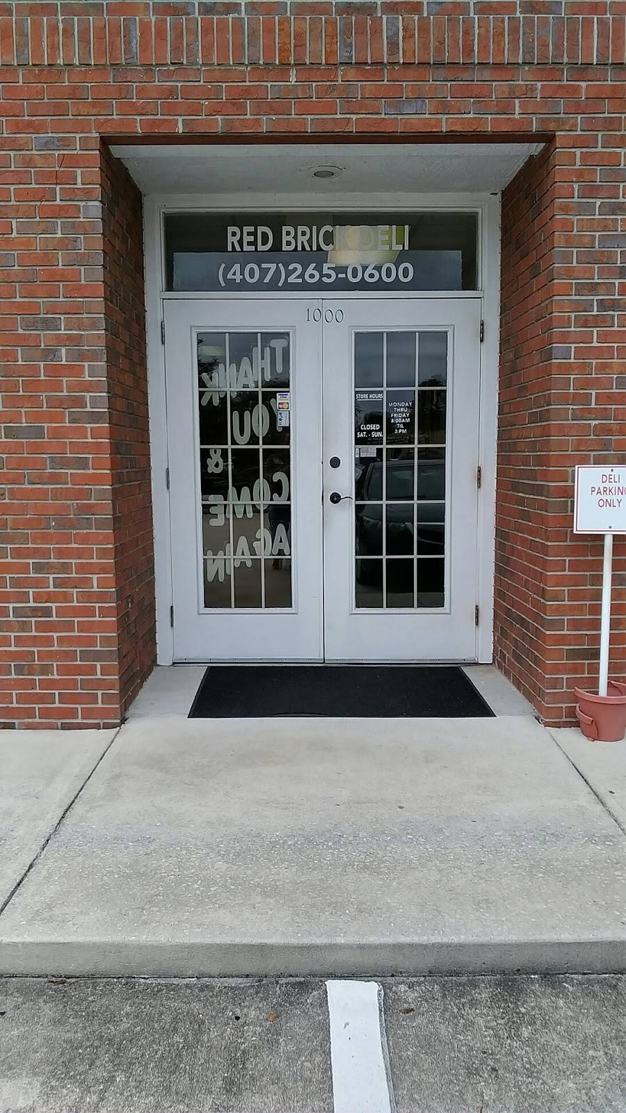 Red Brick Deli | meal takeaway | 740 Florida Central Pkwy #1000, Longwood, FL 32750, USA | 4072650600 OR +1 407-265-0600