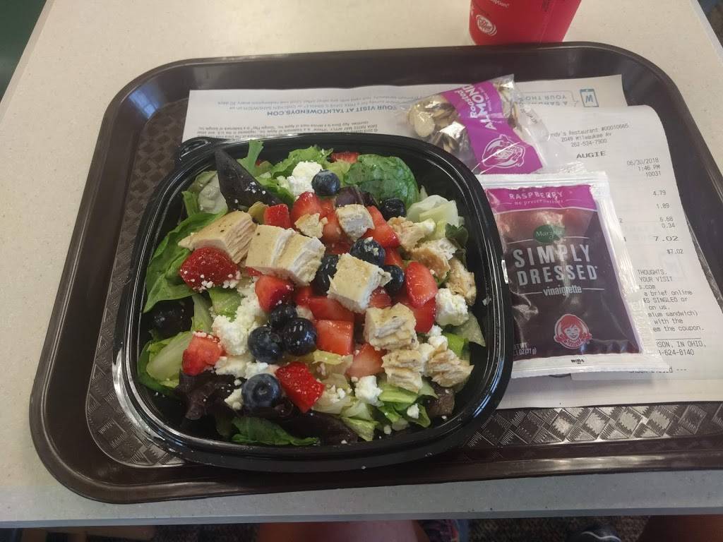 Wendys | restaurant | 2049 Milwaukee Ave, Burlington, WI 53105, USA | 2625347900 OR +1 262-534-7900