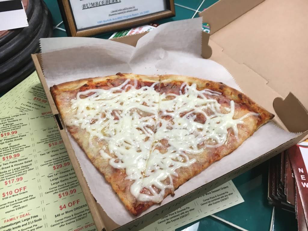Corner Pizza | restaurant | 1091 Norfolk Ave # 202, Virginia Beach, VA 23451, USA | 7574229494 OR +1 757-422-9494