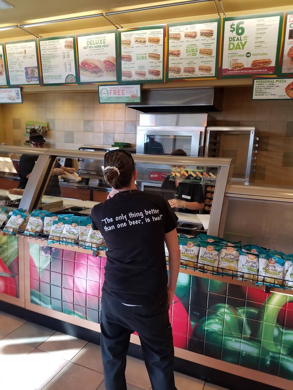 Subway | restaurant | 4181 CA-49 #400, Placerville, CA 95667, USA | 5306266555 OR +1 530-626-6555