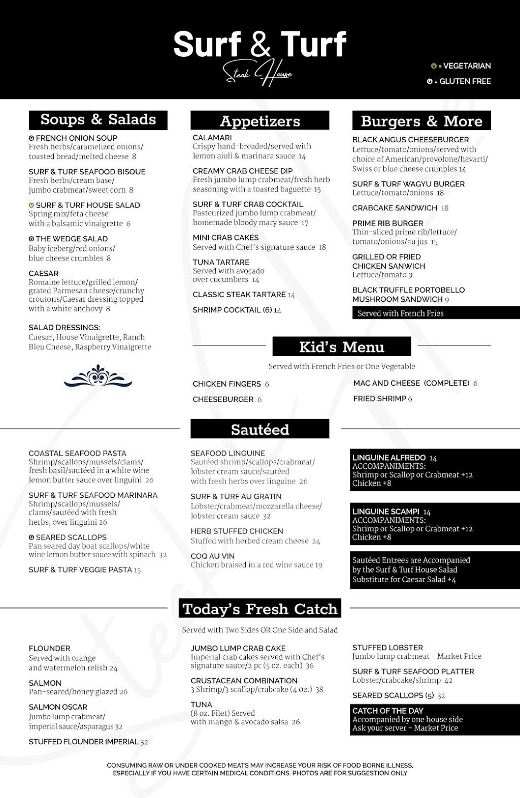 Surf & Turf Steak House | restaurant | 947 N Dupont Blvd, Milford, DE 19963, USA | 3025035555 OR +1 302-503-5555