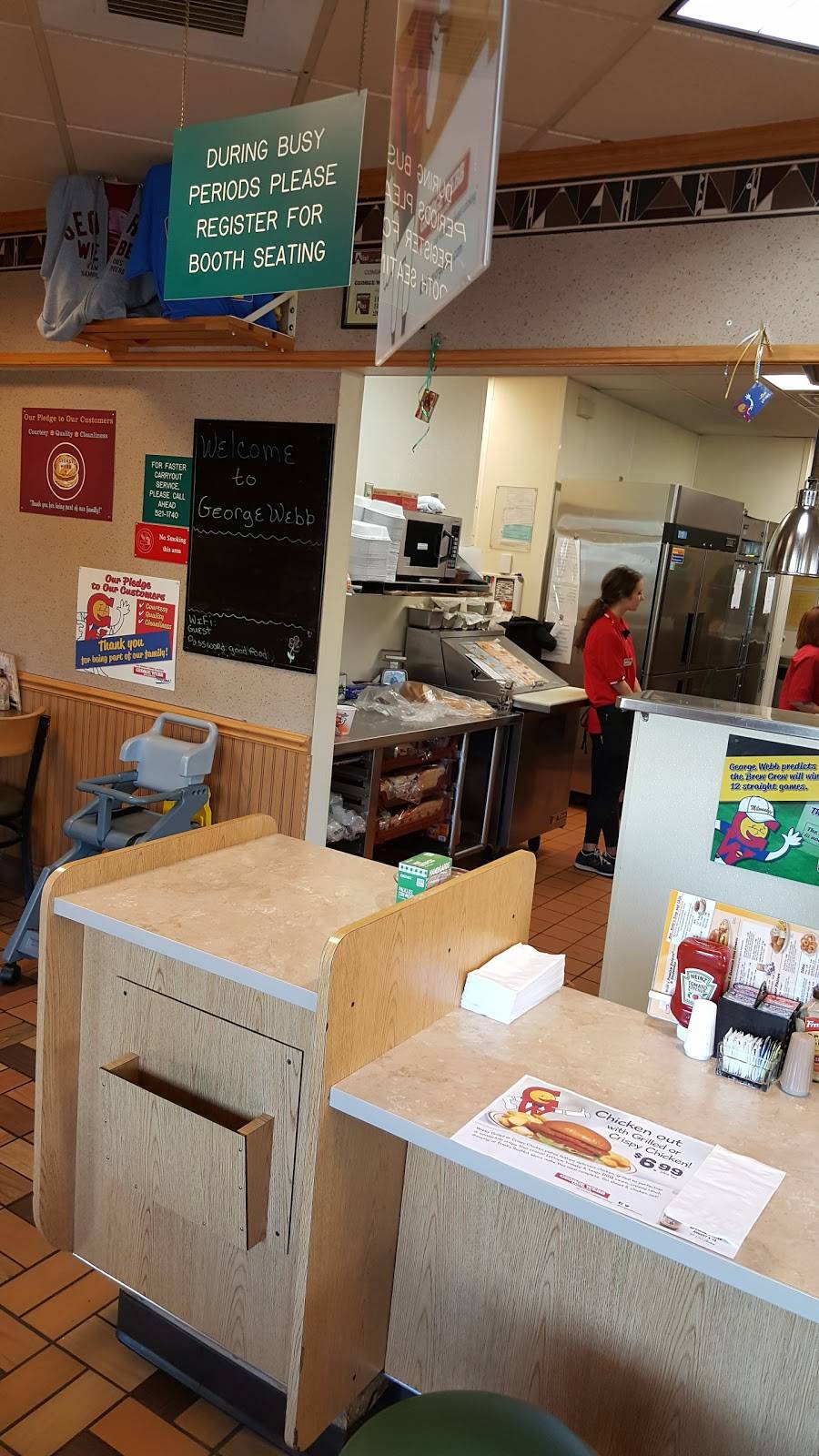 George Webb | restaurant | 1122 Delafield St, Waukesha, WI 53188, USA | 2625211740 OR +1 262-521-1740