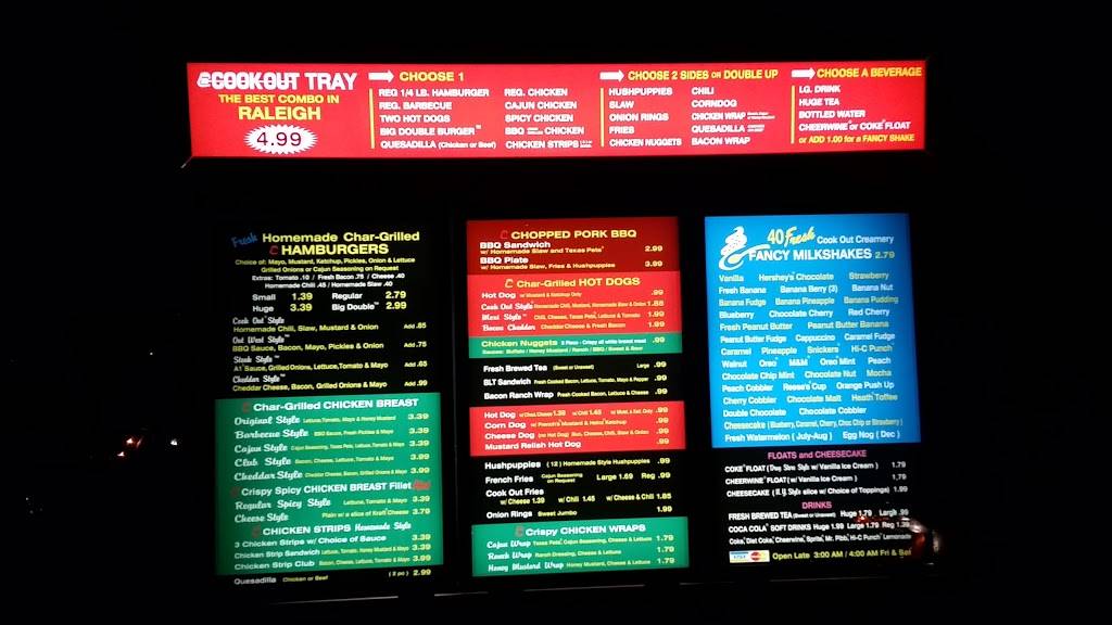 Cook Out | restaurant | 6505 Falls of Neuse Rd, Raleigh, NC 27609, USA | 8665470011 OR +1 866-547-0011