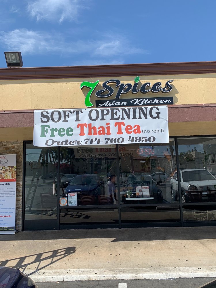 7 SPICES ASIAN KITCHEN | restaurant | 10561 Bolsa Ave, Garden Grove, CA 92843, USA | 7147604950 OR +1 714-760-4950