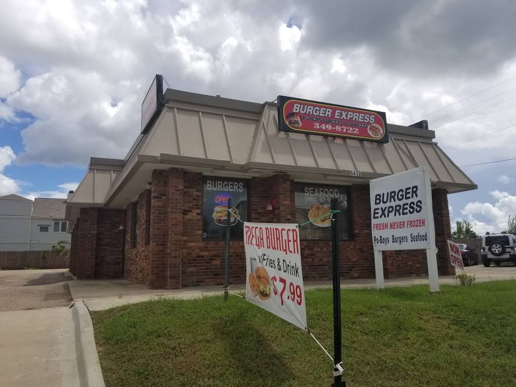 Burger Express | restaurant | 6413 Jones Creek Rd, Baton Rouge, LA 70817, USA | 2253498722 OR +1 225-349-8722