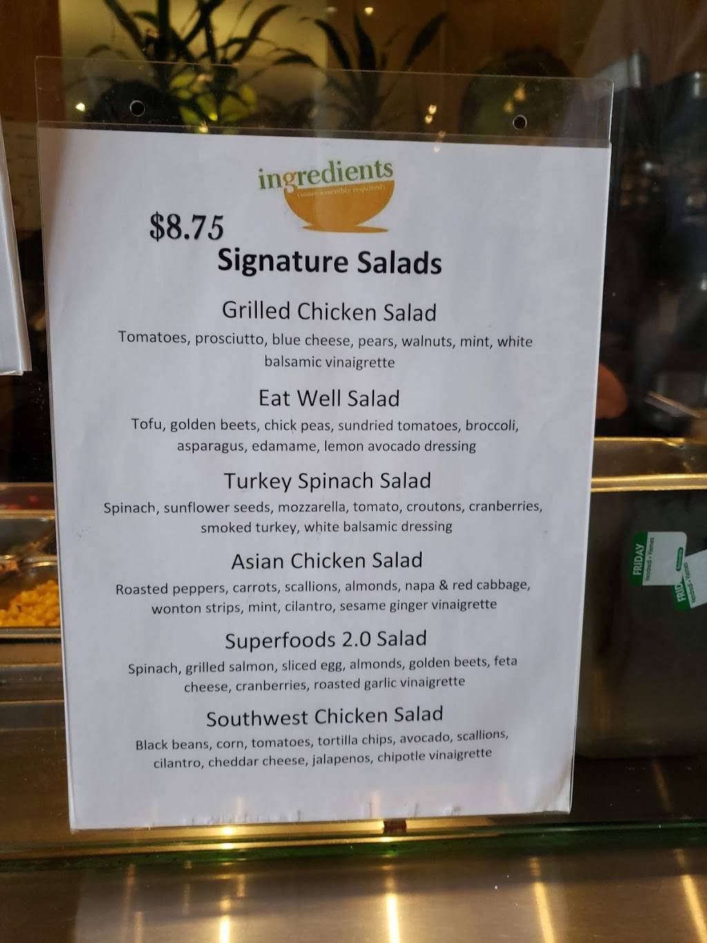 Ingredients | restaurant | 21 E 5th St, Cincinnati, OH 45202, USA | 5138522740 OR +1 513-852-2740