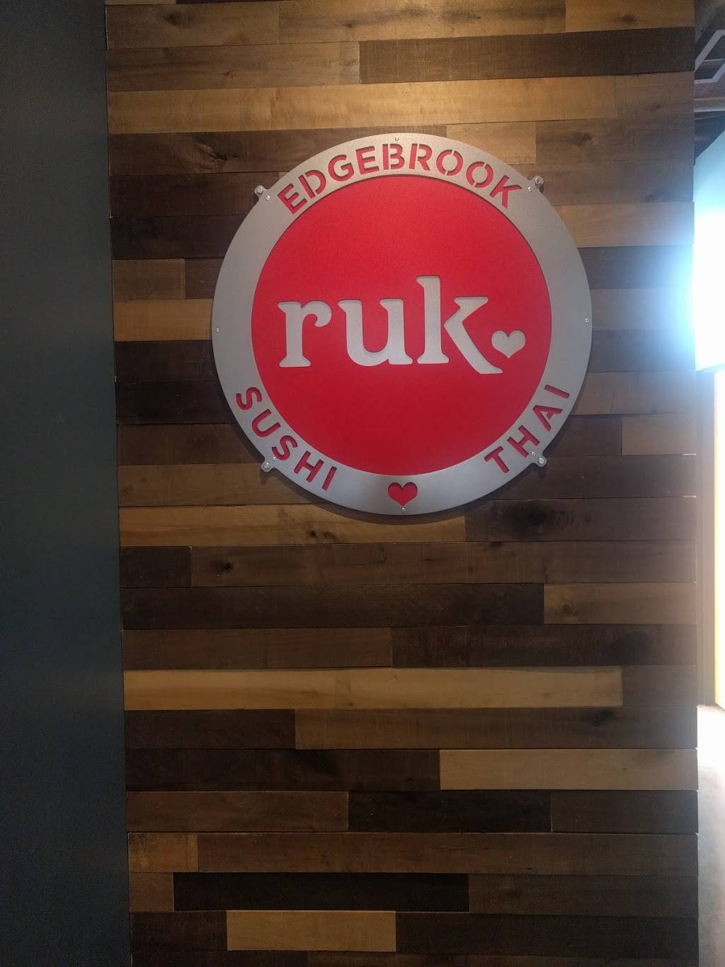 Ruk Sushi & Thai Edgebrook | restaurant | 5419 W Devon Ave, Chicago, IL 60646, USA | 7735940989 OR +1 773-594-0989