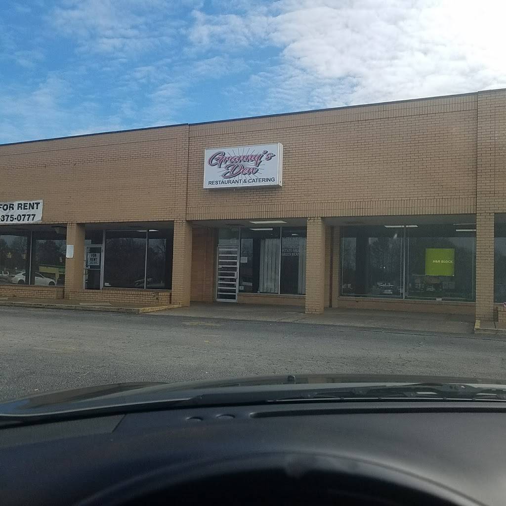 Grannys Den | restaurant | 2811 S Main St, Anderson, SC 29624, USA | 8643755088 OR +1 864-375-5088