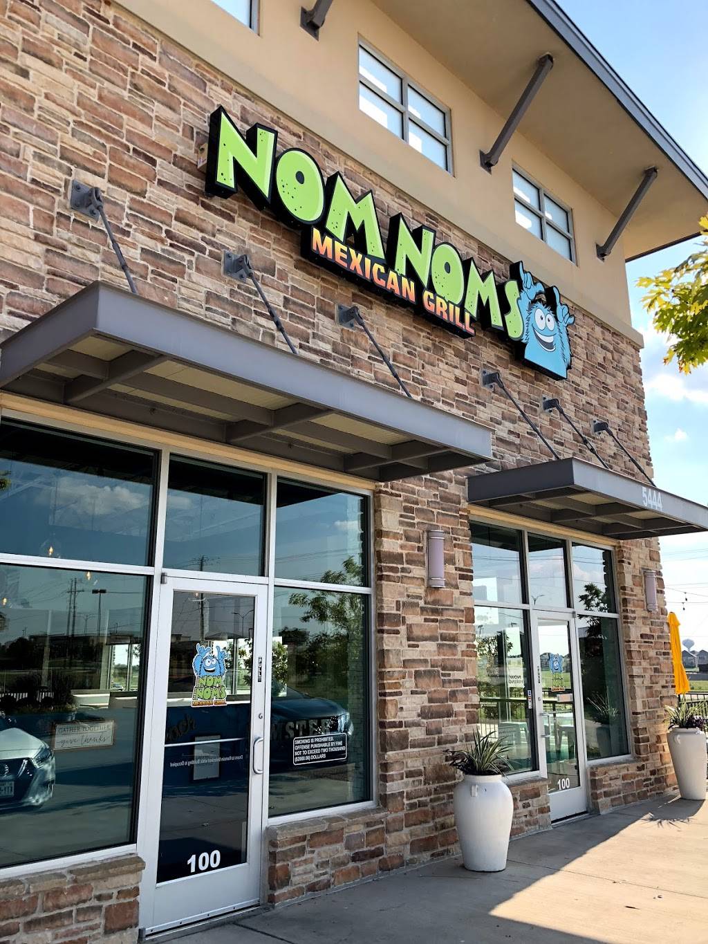 Nom Noms Mexican Grill | restaurant | 5444 FM423 #100, Frisco, TX 75034, USA | 4698035535 OR +1 469-803-5535