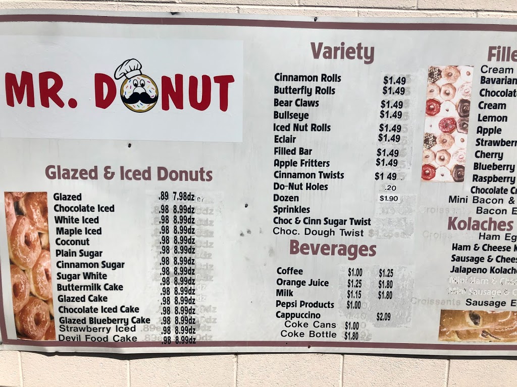 MR. DONUT | restaurant | 1750 Goodman Rd, Horn Lake, MS 38637, USA | 6623936992 OR +1 662-393-6992