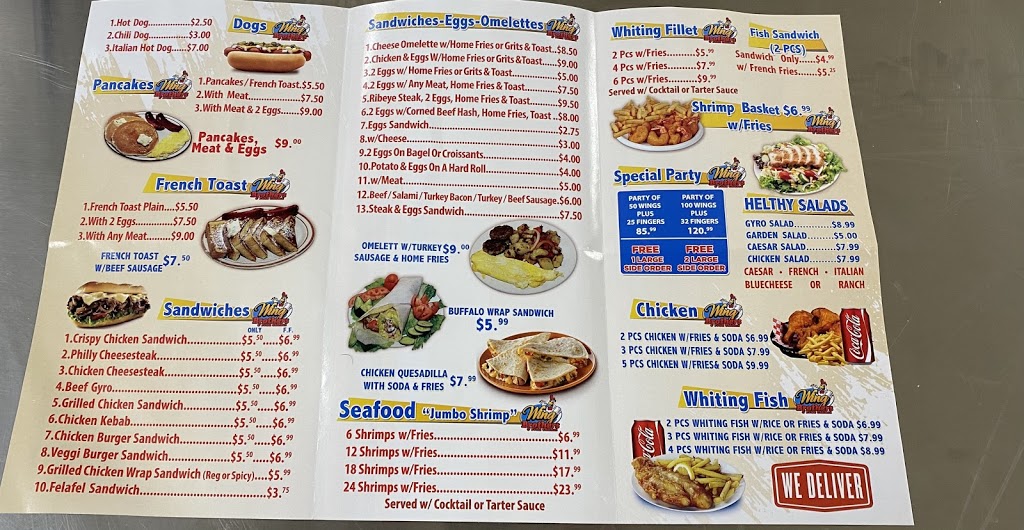 Wing Brothers | restaurant | 209 North Ave, Dunellen, NJ 08812, USA | 7325295550 OR +1 732-529-5550