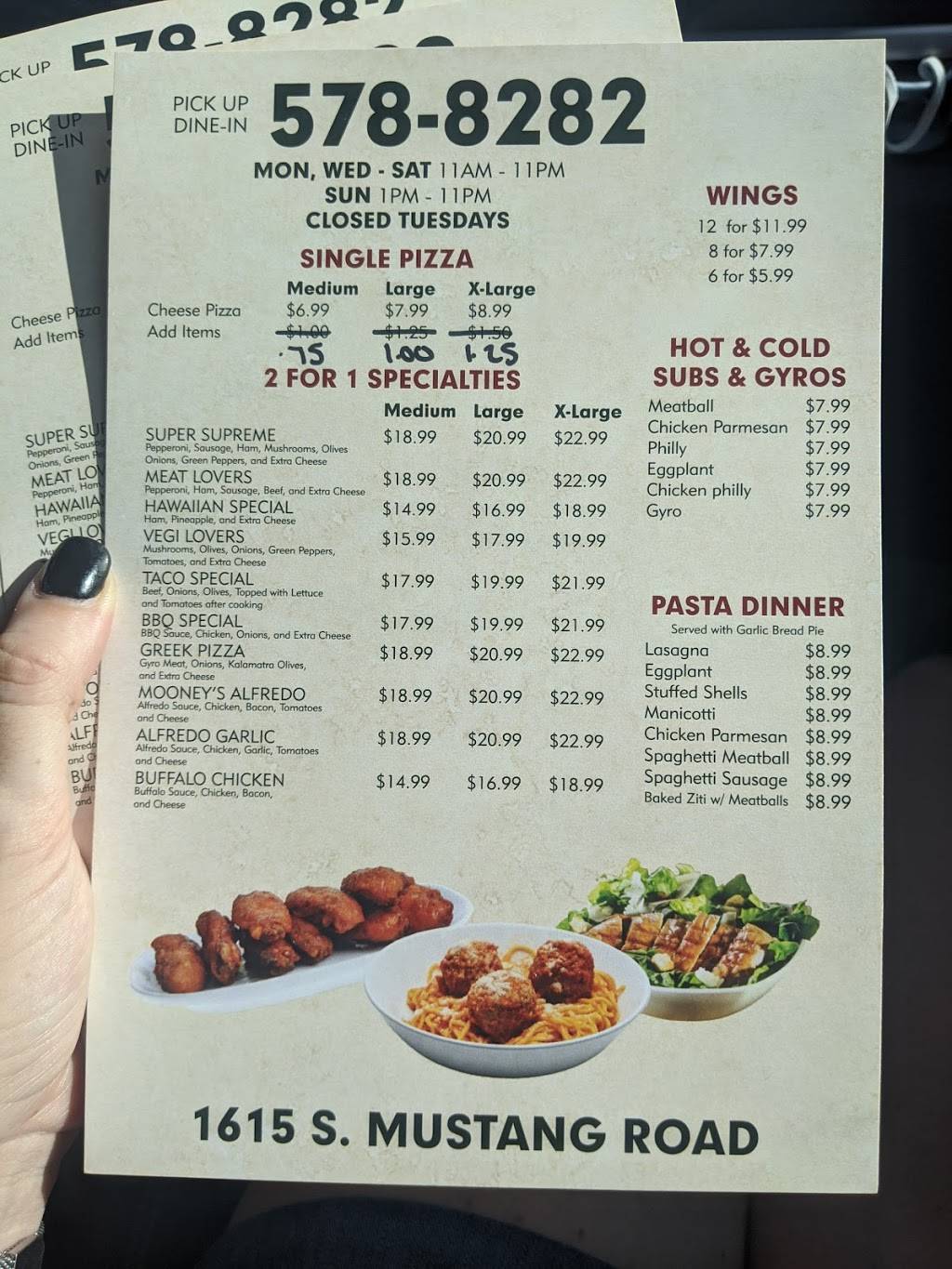 Bella’s Pizzeria | restaurant | 1615 S Mustang Rd, Yukon, OK 73099, USA | 4055788282 OR +1 405-578-8282