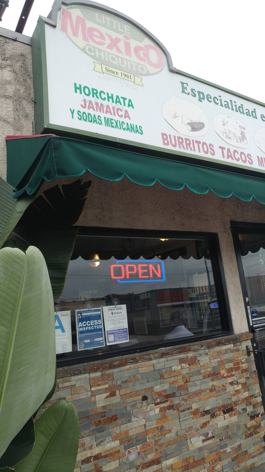 Little Mexico Chiquito | restaurant | 3823 Slauson Ave, Maywood, CA 90270, USA | 3235851819 OR +1 323-585-1819