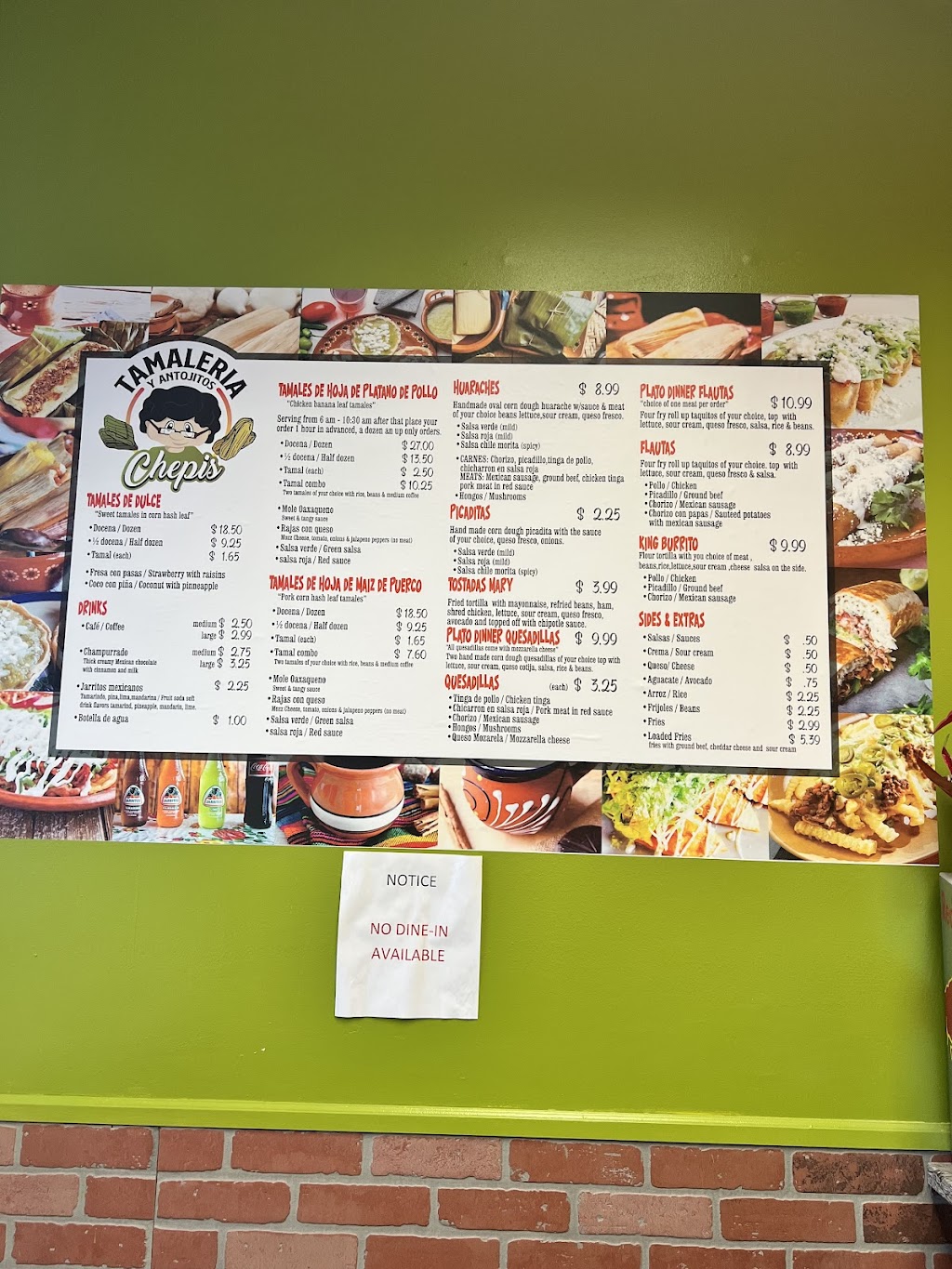 Tamaleria y antojitos chepis | restaurant | 807 W Rand Rd, Arlington Heights, IL 60004, USA | 8477494422 OR +1 847-749-4422