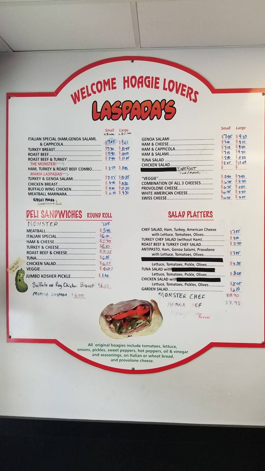 Laspadas Original Hoagies - Boca Raton | meal takeaway | 2240 NW 19th St #614, Boca Raton, FL 33431, USA | 5613931434 OR +1 561-393-1434