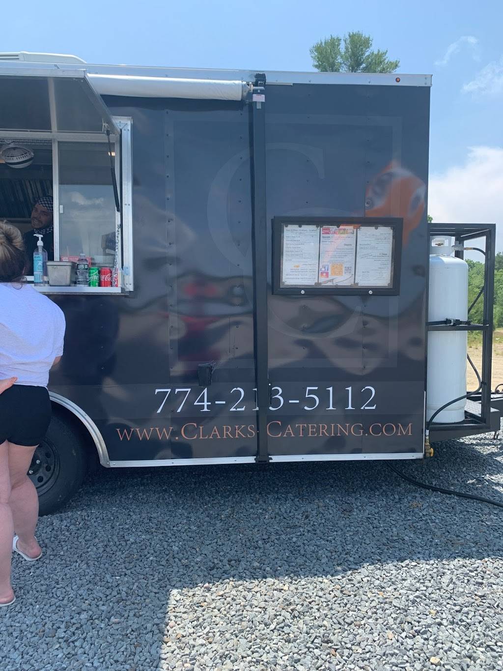 Clarks Catering Food Trailer | restaurant | Parking lot, 13 Harding St, Lakeville, MA 02347, USA | 7742135112 OR +1 774-213-5112