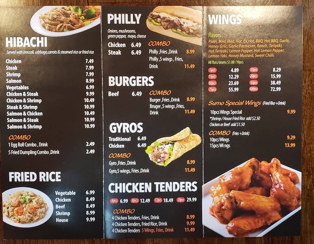 Sumo Hibachi & Wings | restaurant | 151 Shallowford Rd, Gainesville, GA 30501, USA | 6789715838 OR +1 678-971-5838