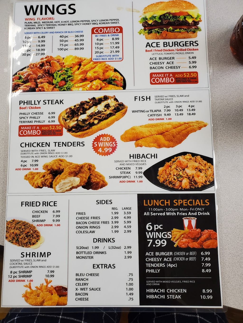 ACE WINGS | restaurant | 1942 Atkinson Rd NW STE 800, Lawrenceville, GA 30043, USA | 6786293913 OR +1 678-629-3913