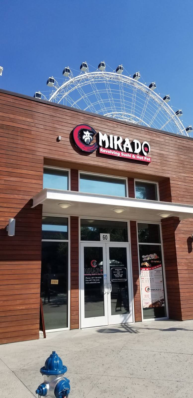 Mikado sushi & hot pot | restaurant | 8371 International Dr Ste #60, Orlando, FL 32819, USA | 4077306595 OR +1 407-730-6595