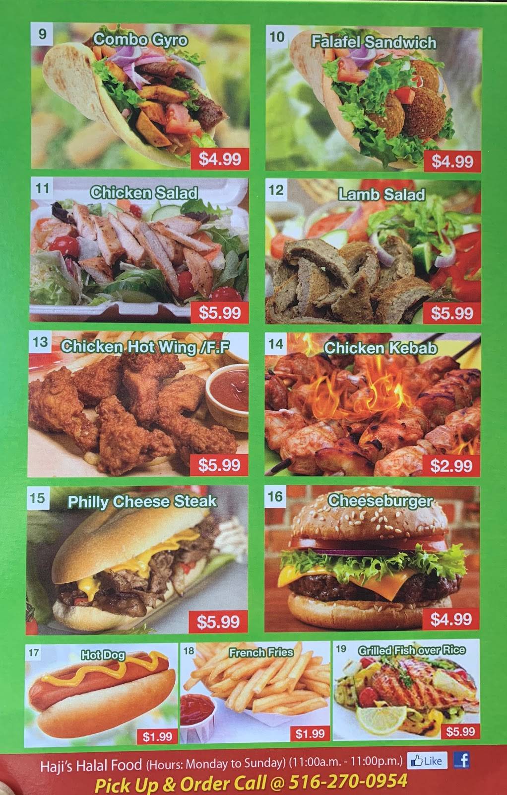 Haji’s Halal Food | restaurant | 131 Meriden Rd, Waterbury, CT 06705, USA | 5162700954 OR +1 516-270-0954