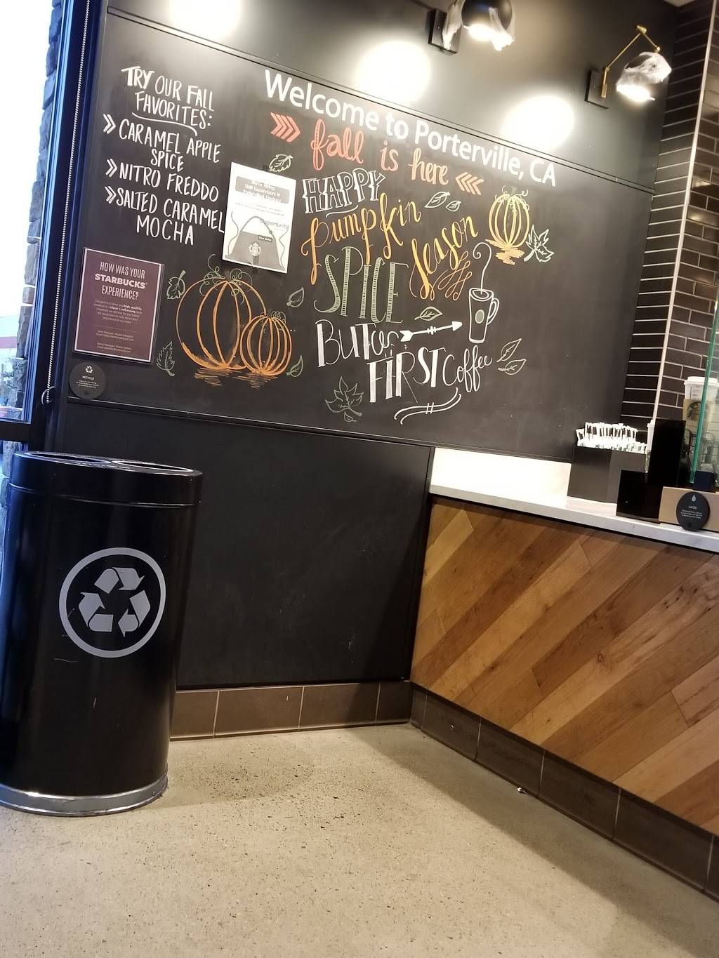 Starbucks | cafe | 1187 W Henderson Ave Suite A, Porterville, CA 93257, USA | 5597819246 OR +1 559-781-9246