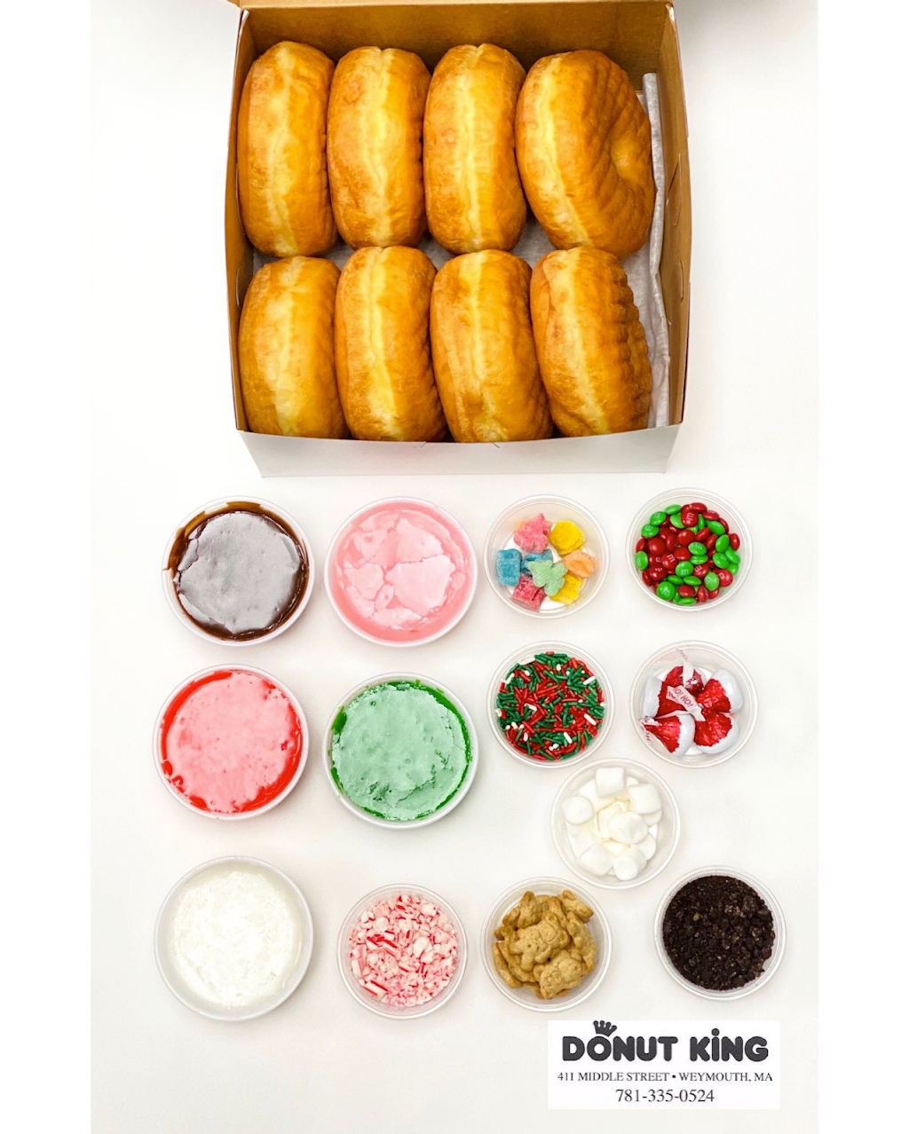 Donut King | bakery | 411 Middle St, Weymouth, MA 02189, USA | 7813350524 OR +1 781-335-0524