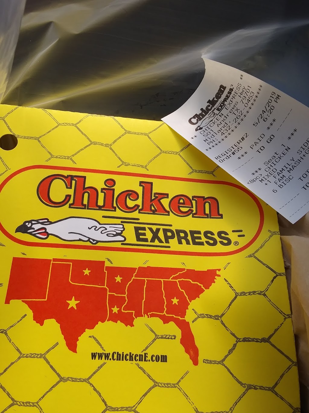 Chicken Express | restaurant | 501 Andrews Hwy, Midland, TX 79701, USA | 4322620301 OR +1 432-262-0301