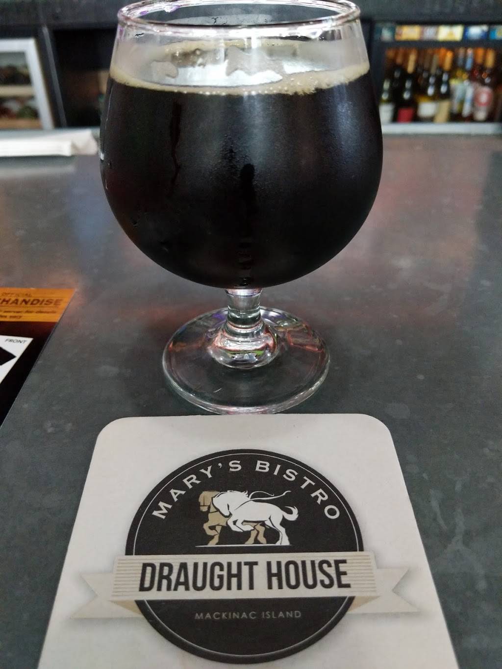 Draught House | restaurant | 7463 Main St, Mackinac Island, MI 49757, USA | 9068479911 OR +1 906-847-9911