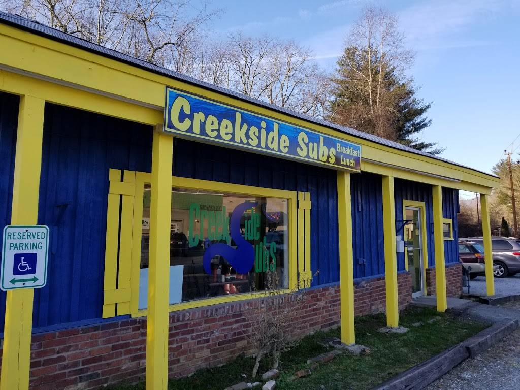 Creekside Subs | restaurant | 491 N Broad St, Brevard, NC 28712, USA | 8288844718 OR +1 828-884-4718