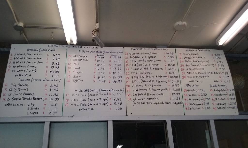 1 Seafood & Chicken Restaurant | restaurant | 4014 MacArthur Blvd, Oakland, CA 94619, USA | 5104821255 OR +1 510-482-1255