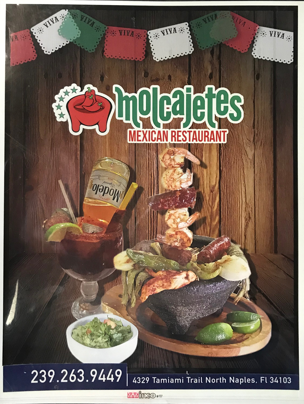 Molcajetes North Naples | restaurant | 4329 Tamiami Trail N, Naples, FL 34103, USA | 2392639449 OR +1 239-263-9449
