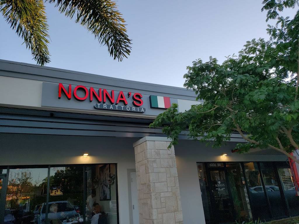 Trattoria Nonna | restaurant | 6006 SW 18th St, Boca Raton, FL 33433, USA | 5613472344 OR +1 561-347-2344