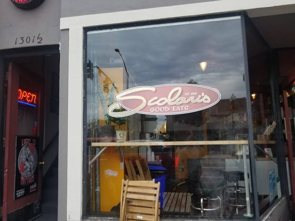 Scolaris Good Eats | restaurant | 1303 Park St, Alameda, CA 94501, USA | 5105212400 OR +1 510-521-2400