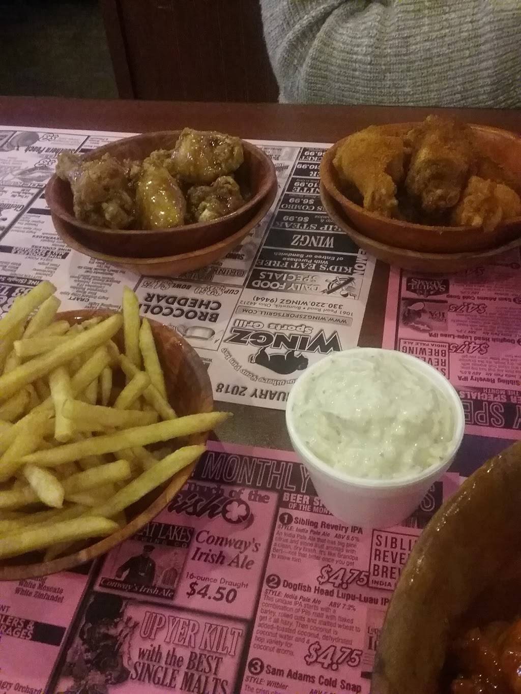 Wingz Sports Grill | restaurant | 1061 Pearl Rd, Brunswick, OH 44212, USA | 3302209464 OR +1 330-220-9464